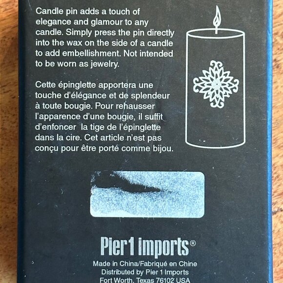 Pier 1 Imports - Candle Pin - Picture 3 of 4